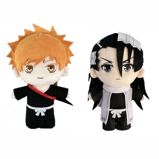 BLEACH Kuchiki Byakuya Plush Doll – 20cm Soft Stuffed Anime Pillow & Collectible Toy