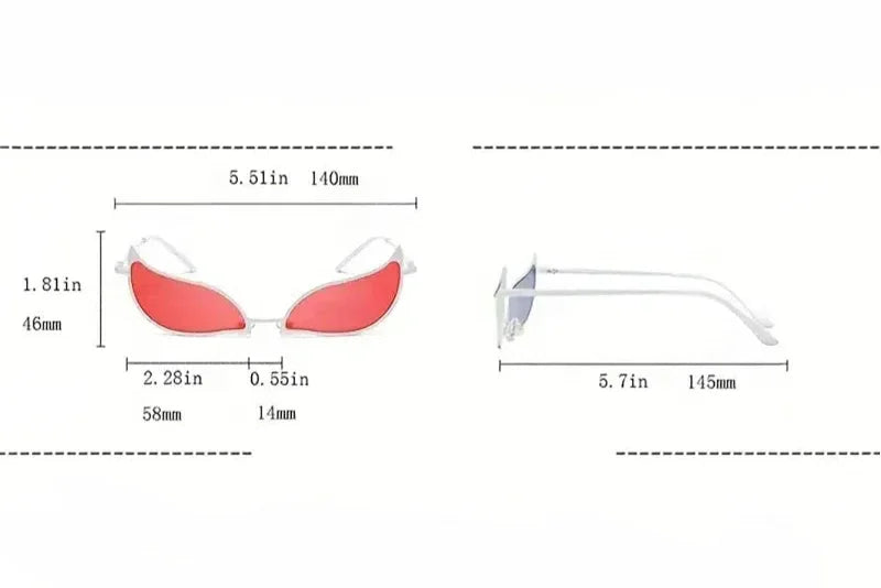 Donquixote Doflamingo PVC Sunglasses - Maarufu
