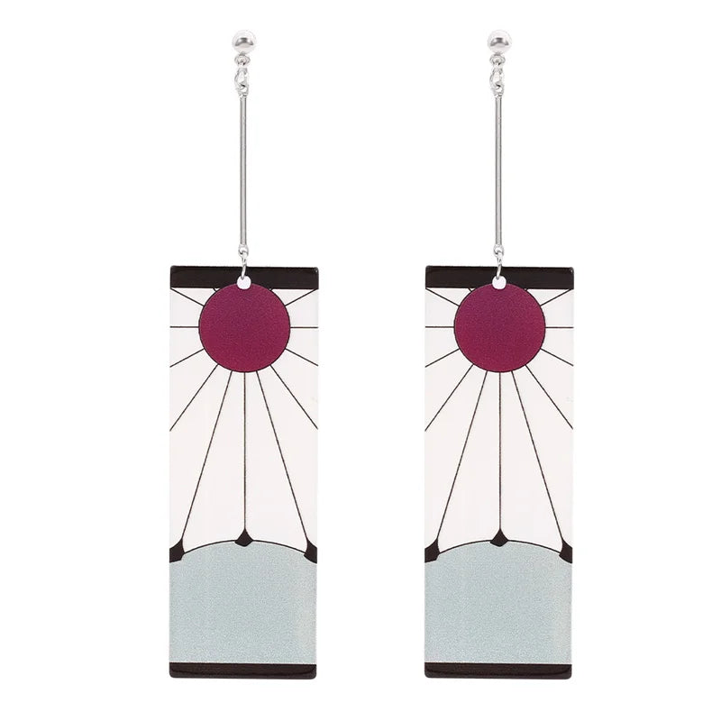 Demon Slayer Acrylic Earrings