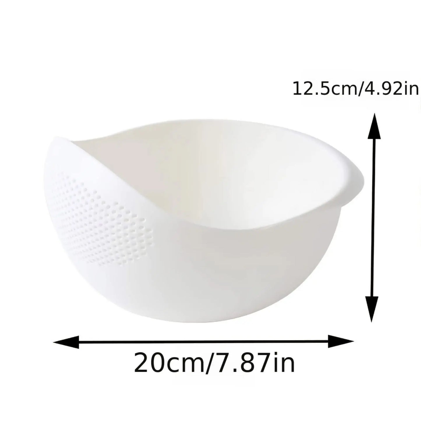 Multifunctional Rice Wash Basket - 12.5cm & 20cm Vegetable Strainer Kitchen Drainer Barbecue Tools