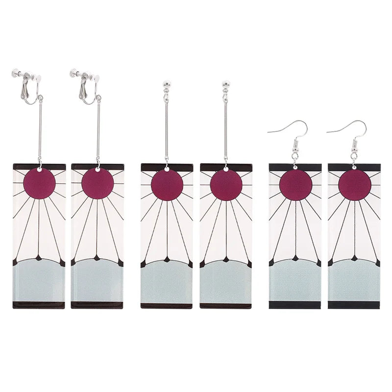 Demon Slayer Acrylic Earrings