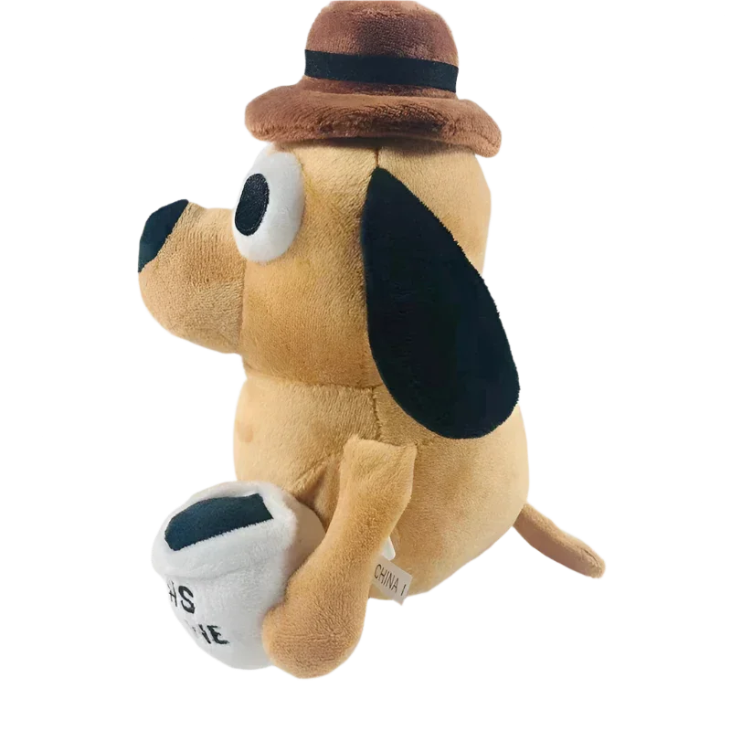 "This Is Fine" Dog Plush Toy - Maarufu