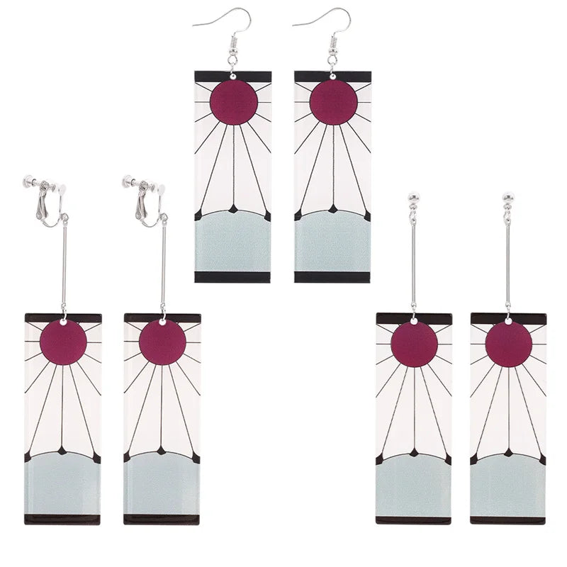 Demon Slayer Acrylic Earrings