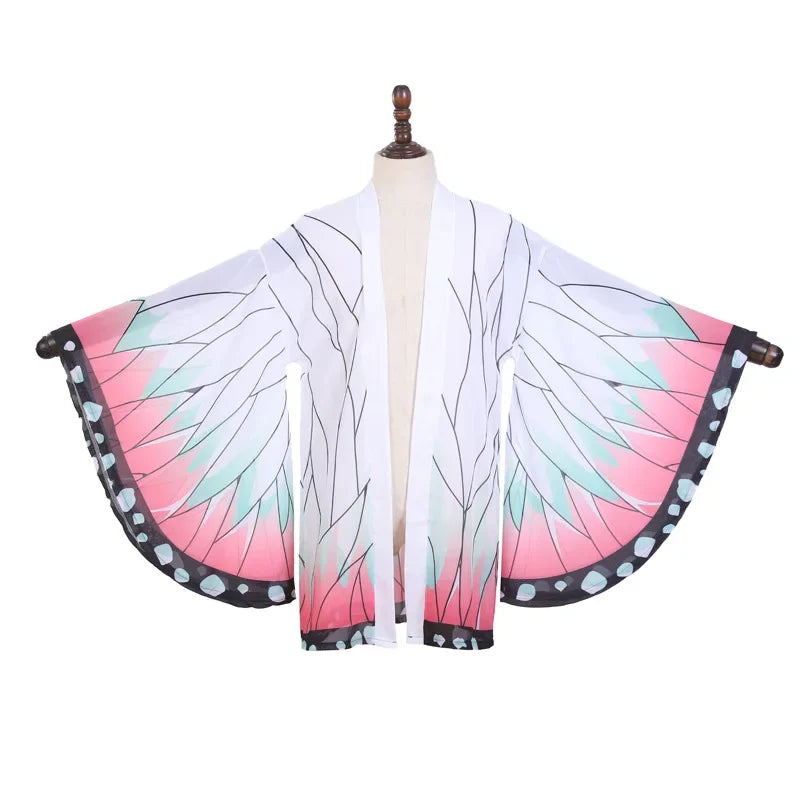 Kochou Shinobu Cosplay Cloak Anime Demon Slayer - Maarufu