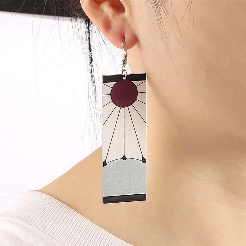 Demon Slayer Acrylic Earrings