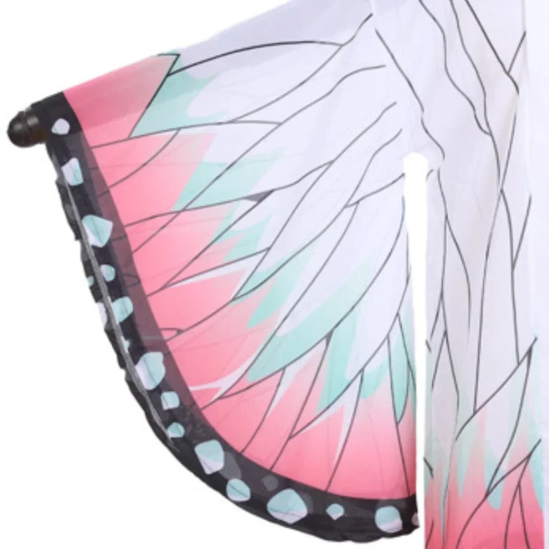 Kochou Shinobu Cosplay Cloak Anime Demon Slayer - Maarufu
