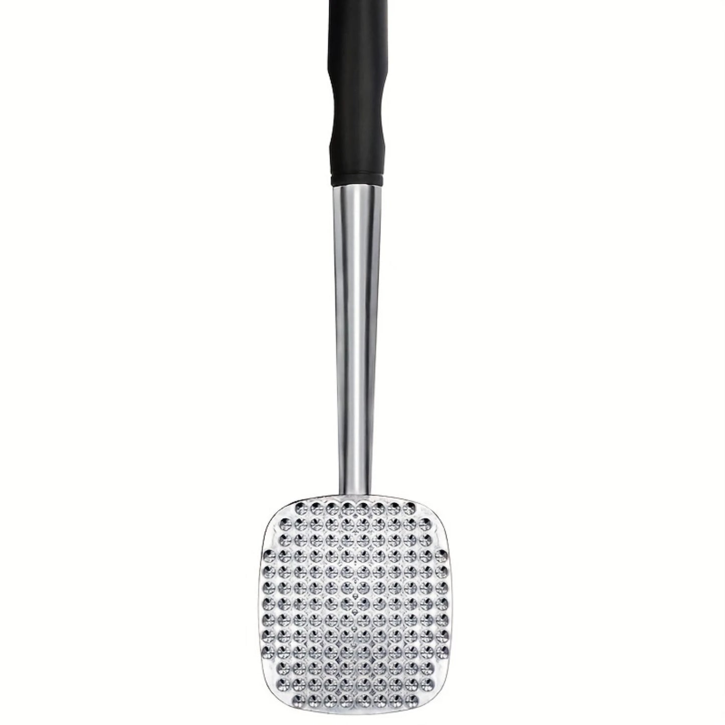Metallic spatula with bling on a white background