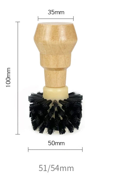 Coffee Brush Cleaner Solid Wood Portafilter Basket Cleaning Barista Dusting Tools Espresso Machine Accessories Home Cafe Goods
