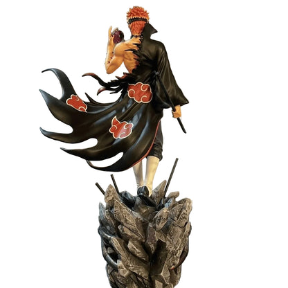23cm Naruto Pain Figure – Six Paths Pain PVC Statue with Rinnegan Effect & Display Base