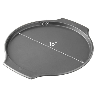 16 Inch Non-Stick Pizza Pan – Heavyweight Steel Deep Dish Baking Tray, Oven Safe & Scratch Resistant