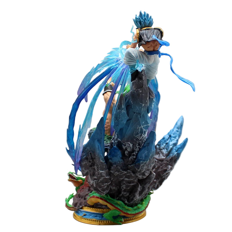 23cm Dragon Ball Broly vs Gogeta Figure – Epic Battle Scene PVC Statue Collection Model - Maarufu