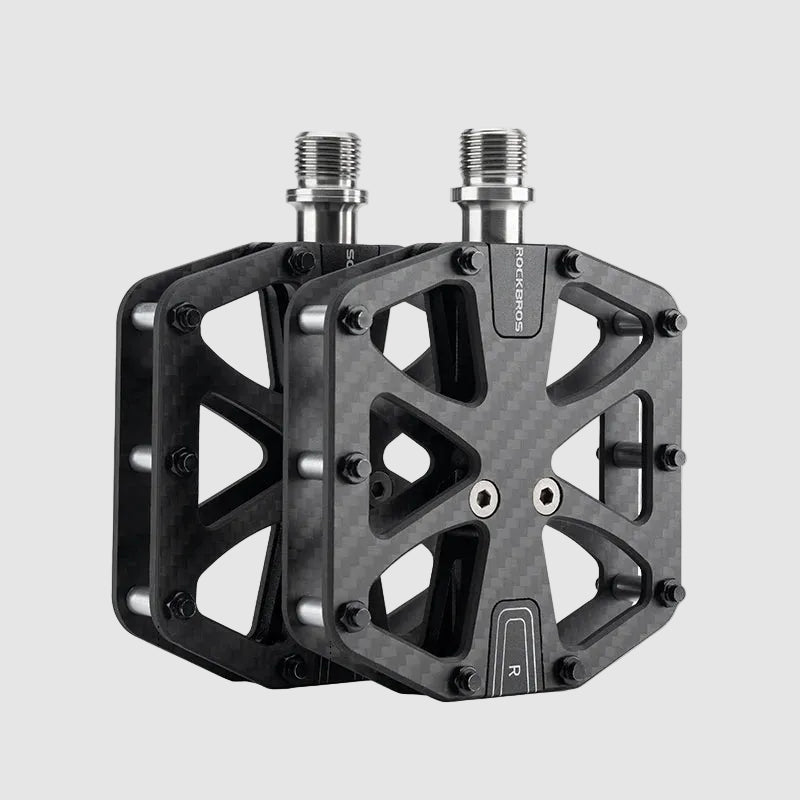 ROCKBROS Ultra-Light T700 Carbon Fiber & Titanium Bike Pedals