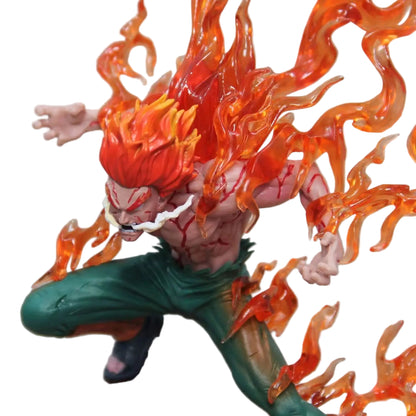 26cm Naruto Might Guy Figure – Dynamic "Eight Gates" Pose with Light-Up Feature - Maarufu