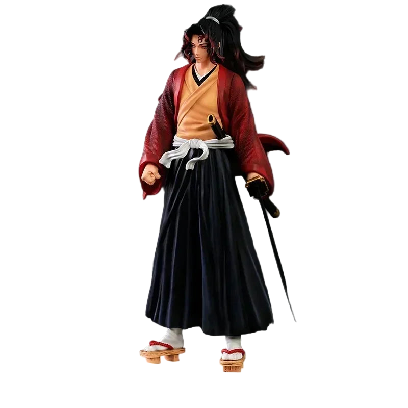 30CM Demon Slayer Zohakuten Figure – Bandai Remastered Hantengu Clone PVC GK Statue with Wooden Dragon Effects - Maarufu