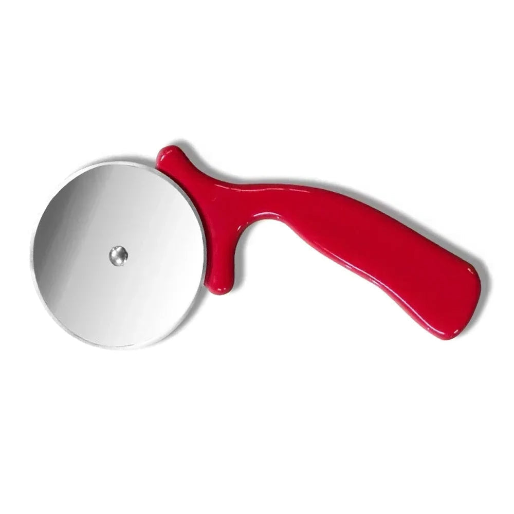 Pizza Cutter Wheel – 18cm Pastry Roller Cutter & Knife for Pizza, Cake, Dough