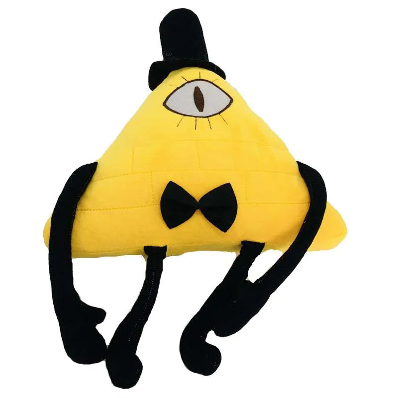 28cm Bill Cipher Plush Doll – Gravity Falls Cartoon Stuffed Toy for Christmas & Birthday Gifts
