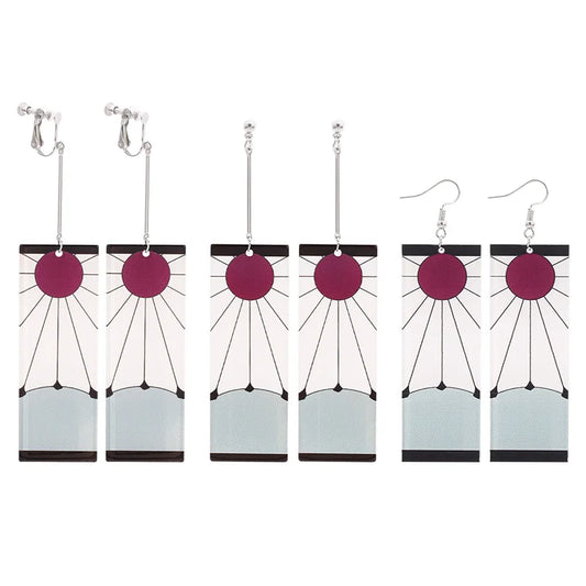 Demon Slayer Acrylic Earrings