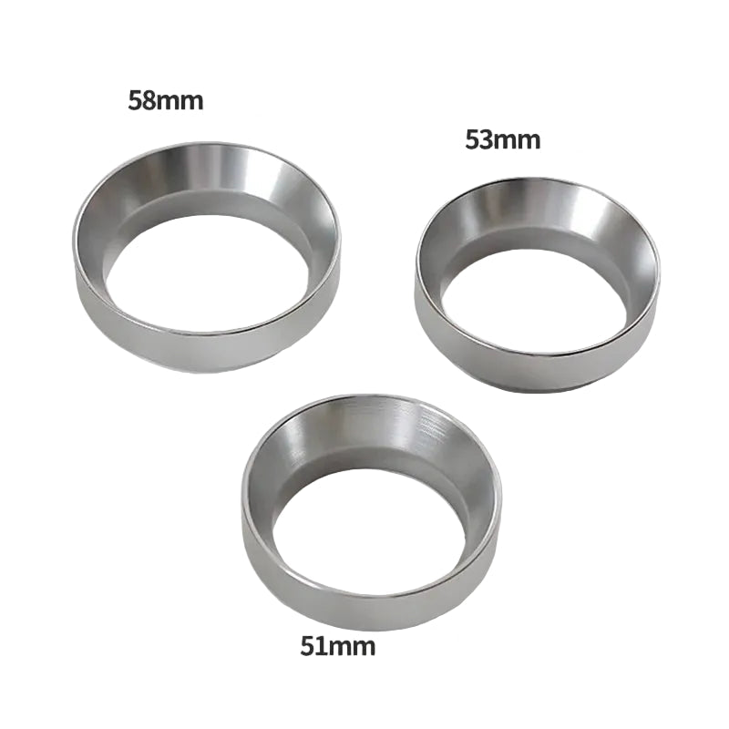 Coffee Catcher Ring Anti-Fly Powder Ring - 51mm 53mm 58mm Dosing Ring for Espresso Grinder