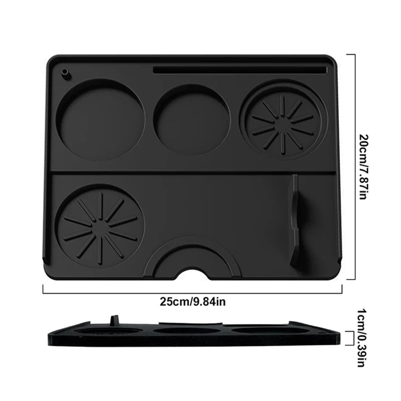 Coffee Tamping Mat – Non-Slip Holder Pad & Press Cushion for Espresso, Home & Cafe Use