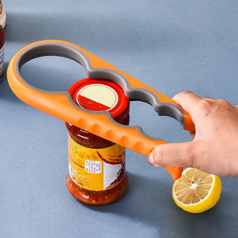 4-in-1 Jar Opener & Gripper – Easy-Open Tool for Jars, Lids, Cans & Bottles