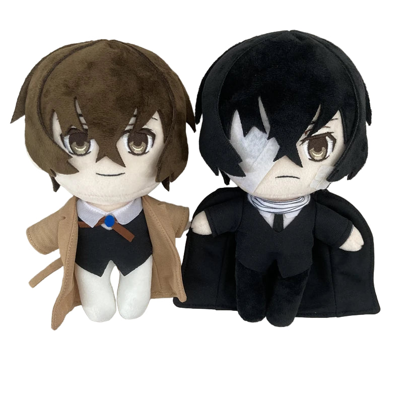 Bungou Stray Dogs Dazai Osamu Plush Doll – 20cm Standing Cute Stuffed Toy & Soft Pillow Gift - Maarufu