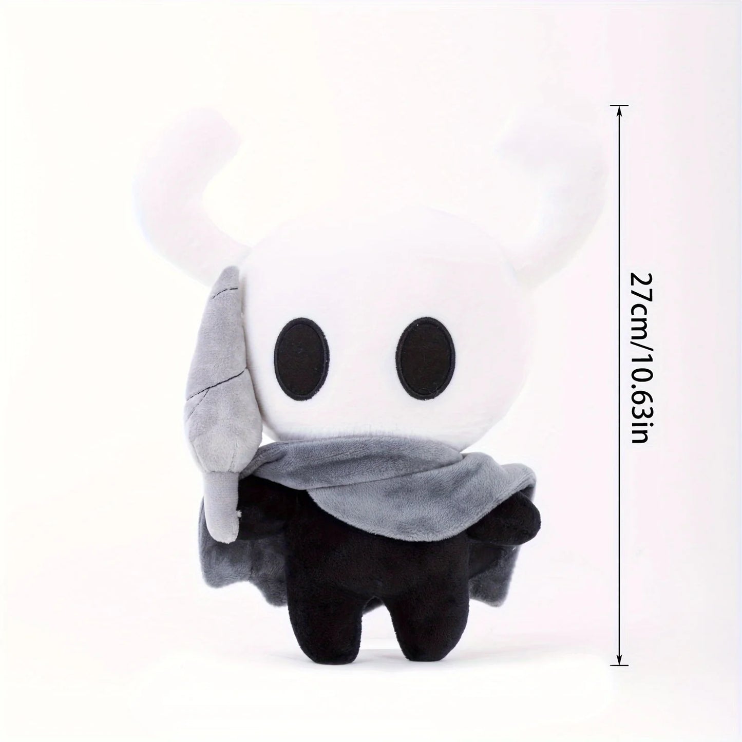 10.63inch Hollow Knight Plush Toy – Soft Stuffed Character Doll from Beloved Indie Game - Maarufu