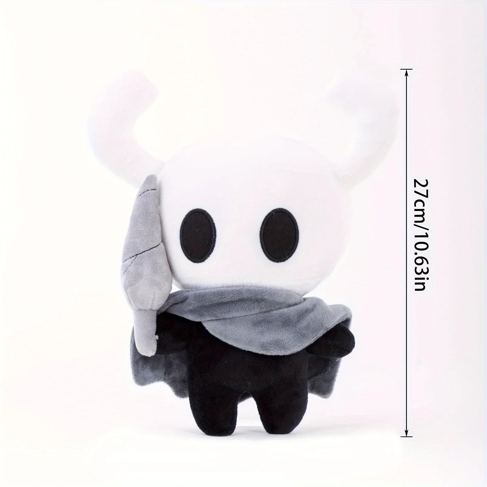 10.63inch Hollow Knight Plush Toy – Soft Stuffed Character Doll from Beloved Indie Game - Maarufu