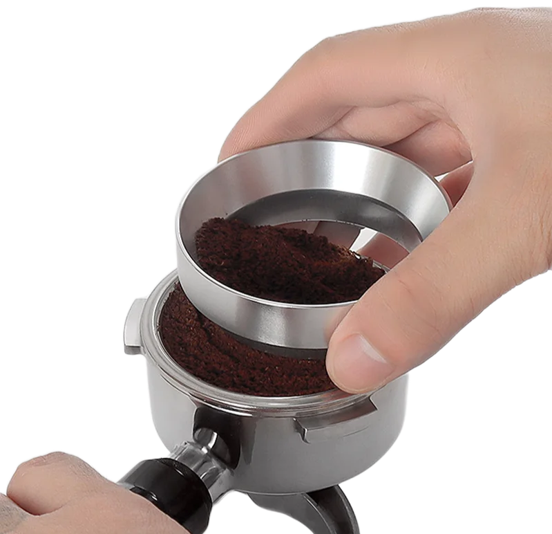 Coffee Catcher Ring Anti-Fly Powder Ring - 51mm 53mm 58mm Dosing Ring for Espresso Grinder
